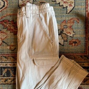 OP Women's Cream Straight Leg Pants